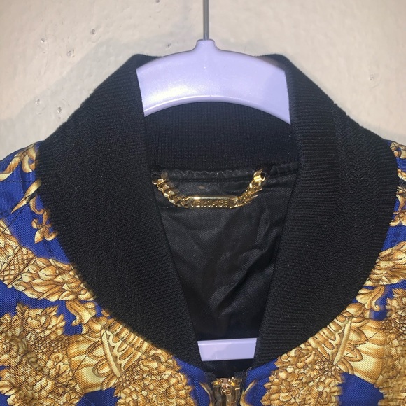 Versace DEA Barocco Baroque silk bomber Jacket - Picture 5 of 10